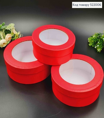 Набор Коробок 3шт, С прозрачным окошечком на крышке, Цвета в ассорт. 7*20, 6,5*18, 6*16см 522006 фото 2