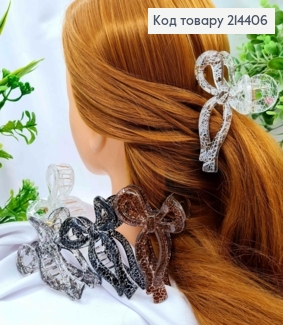 Краб пластик (акрил) "БАНТИК , 9см, Кольори в асортименті 214406 фото