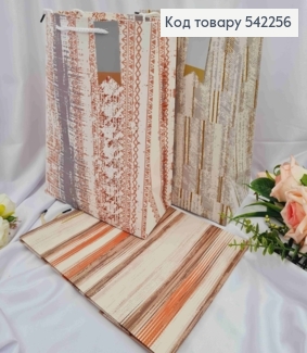 Пакет бумажный в Полосочку, 32*26*10см, цвета в ассортименте. 542256 фото