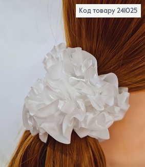 Резинка ткань объемная белая в асс. 241025 фото