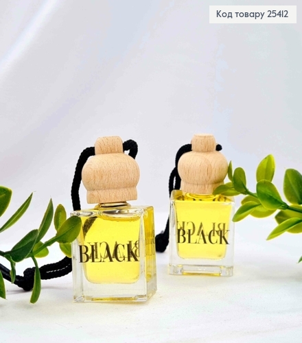 Ароматизатор в авто, Premium аромат "BLACK", в стеклянной бутылочке, 10мл, Украина 25412 фото 1
