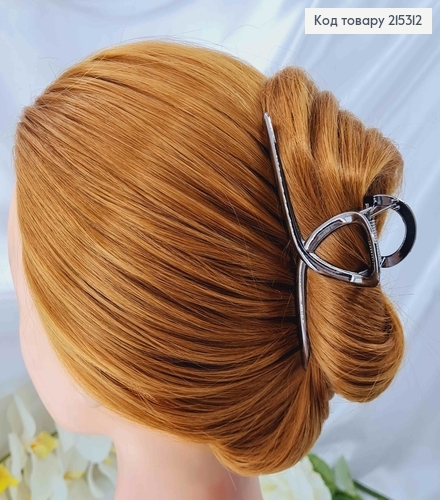 Краб металл, цвета графит, петелька, 11см. 215312 фото 2