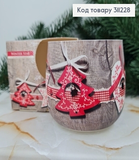 Аромасвечка стакан BISPOL Зимняя звезда 100 г/20 часов, 71s-13 312046 фото