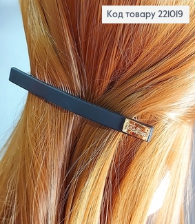 Заколка автомат пластик матовый 10 см 221019 фото