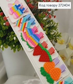 Заколка детская "Лего" 4,5см 20шт.\уп. 272404 фото