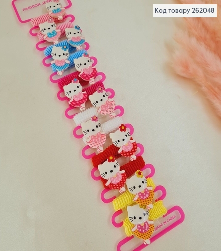 Резинка детская с Китти 12 шт / уп. 262048 фото 1
