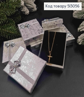 Коробка серебрянная сбантиком 7.5 см* 6.5 см 513056 фото