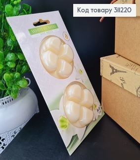 Аромавоск BISPOL Белые цветы 2 шт в аромалампу 311220 фото