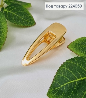 Заколка стрела метал  золотая триугольная  6см 224059 фото