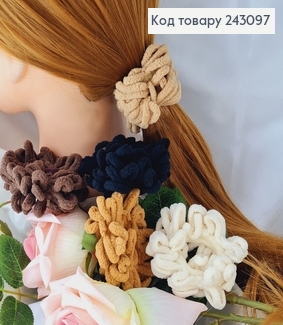 Резинка обьемная мохтаная в асорт., 8см 243097 фото