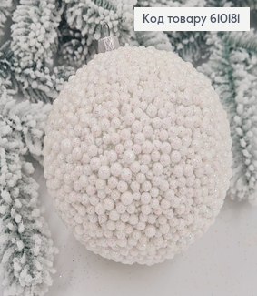 Іграшка куля 100 мм Декор БІЛА, Україна 610181 фото