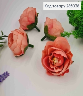 Искусственное приложение Пионовидная Роза Розового цвета, 4*4см 285038 фото