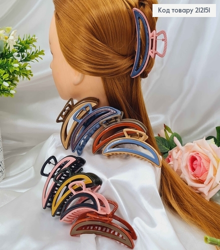 Краб пластик 10см, Дуга двухцветная с ободком, в ассорт. 212151 фото 1