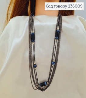 Бижутерия на шею подвеска с пластинами 90, см 236009 фото