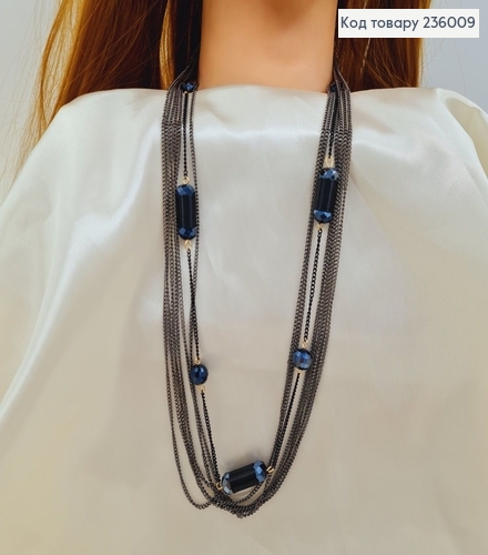 Бижутерия на шею подвеска с пластинами 90, см 236009 фото 1