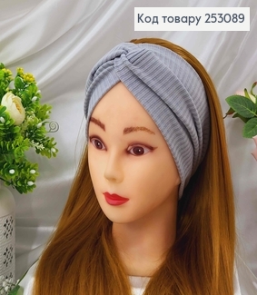 Повязка рубчик Мустанг СІРА 21*11,5см, ручная работа Украина 253089 фото