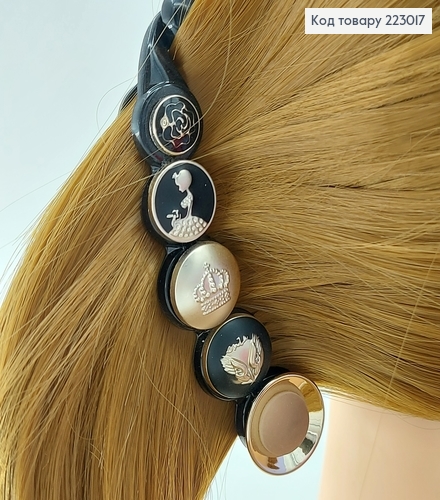 Заколка банан Оберіг 10 см  223017 фото 2