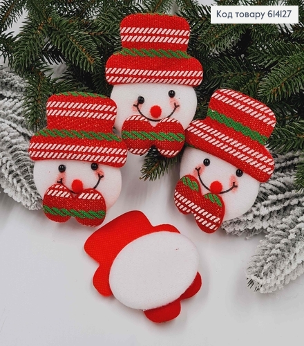 Шитая игрушка на елку, Снежка в шляпу, 8,5*7см 614127 фото 1