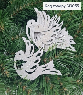 Набір іграшок дерев'яних пташка блиск 8 *8,5  5 шт/уп 619055 фото