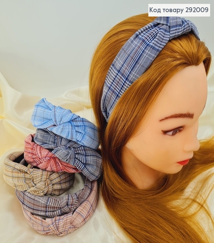 Обруч чалма Клетка в асс. 292009 фото 1