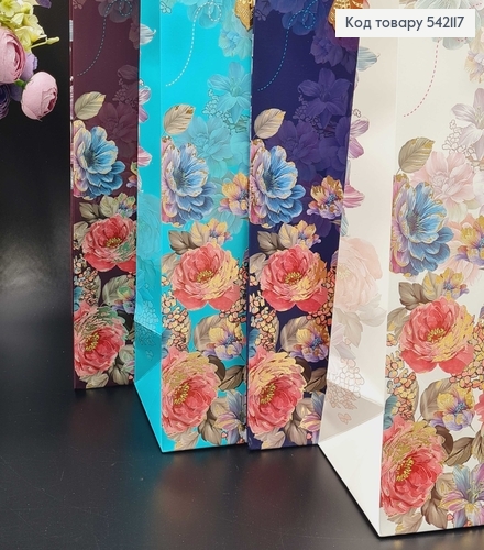 Пакет паперовий "Барви Весни", 26х32х10см, в асорт. 542117 фото 2