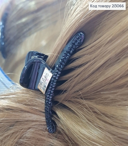 Краб черный с камнями в два ряда и золотом 213066 фото 1