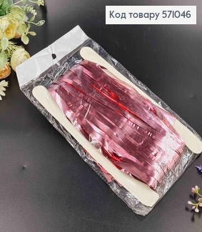 Фольгована шторка для фотозони, РОЖЕВОГО кольору, 100*200 см 571046 фото