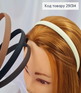 Обруч пластиковый 1,3см, матовый, цвета в ассортименте. 291314 фото