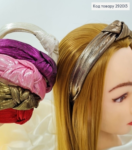 Обруч чалма с блеском в асс. 292013 фото 1