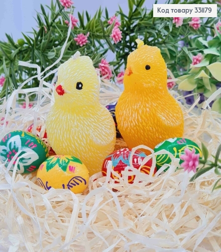 Свеча декоративная "Цыпленок", Цвета в ассортименте, 70гр/3часа, Bartek candles 331179 фото 1