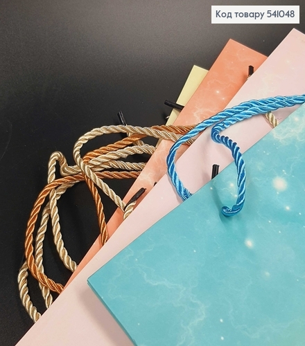 Пакет бумажный средний горизонтальный планети  25х32 см в асс. 541048 фото 2