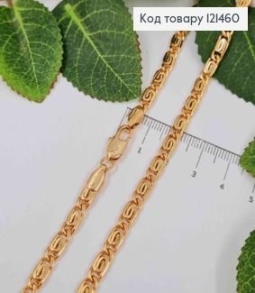 Цепочка пеллет улитка, ширина 4,5мм, длина 50см, Xuping 18K 121460 фото