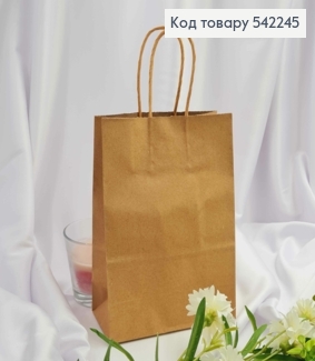 Пакет крафтовый 16*22*8см Крафтовый 542245 фото