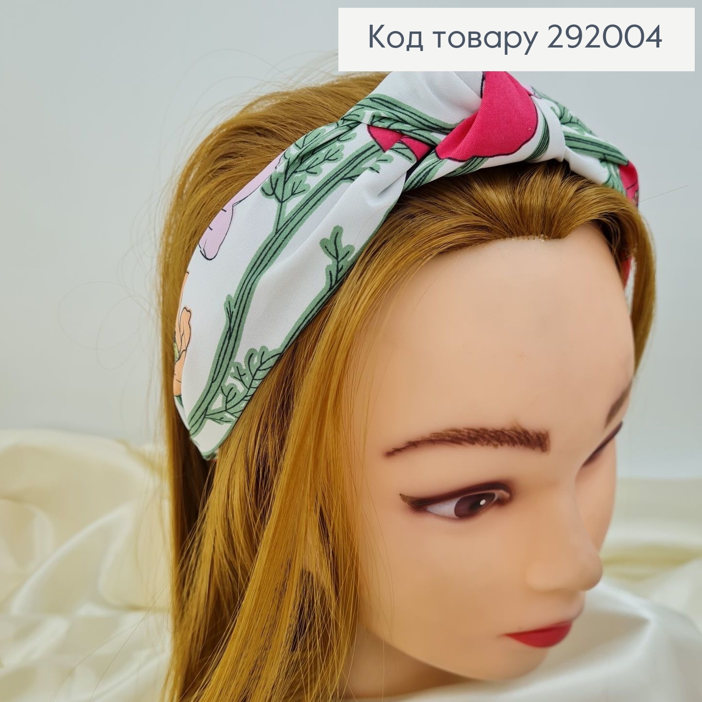 Обруч чалма с цветами в асс. 292004 фото 1