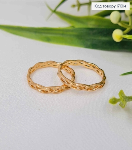 Кольцо "Нежная Цепочка", Xuping 18К 171014 фото 1