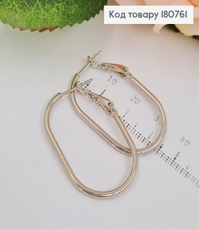 Сережки родовані Овали, 3,5см, Xuping 180761 фото