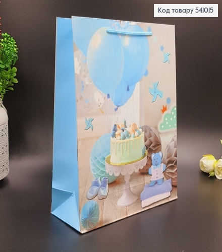 Пакет бумажный средний для мальчиков и девочек 35х25 см в асс 541015 фото 2