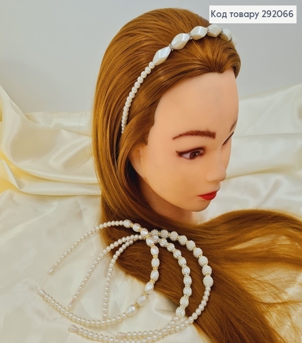 Обруч с жемчужин в один ряд 292066 фото 1