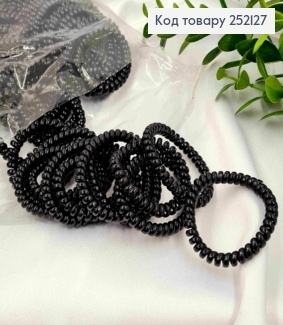 Резинка пружинка, Чорного кольору, 4,5см 252127 фото