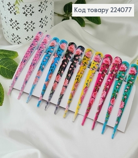 Заколка стрела (Клюв) "Роза", 12,5см, 12шт/уп. 224077 фото