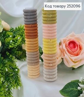 Резинка пружинка, 4см, глянцева, кольори в асорт. 252096 фото