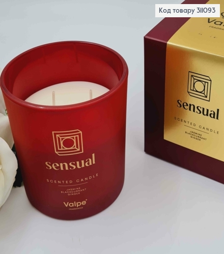 Аромасвічка BISPOL, VALPE fragrances, SENSUAL 300 г/ 40 годин 311093 фото 2