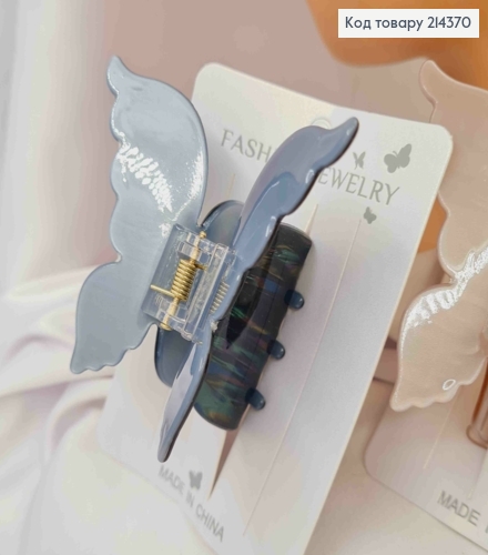 Краб пластик (акрил) "МЕТЕЛИК", 8*7см, Темні-Перламутрові кольори в асортименті 214370 фото 2