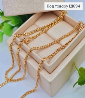 Цепочка Панцирное плетение, ширина 2мм, длина 50см, Xuping 18K 121694 фото