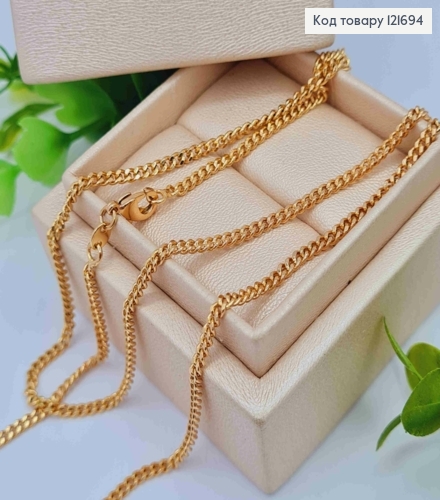 Цепочка Панцирное плетение, ширина 2мм, длина 50см, Xuping 18K 121694 фото 1