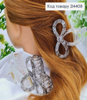 Краб пластик (акрил) "БАНТИК", 8,5см,  в асортименті 214408 фото