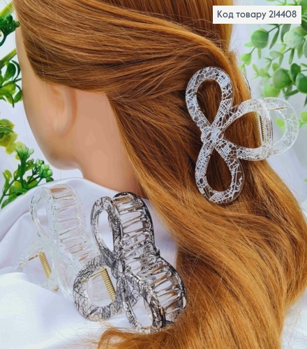 Краб пластик (акрил) "БАНТИК", 8,5см, в ассортименте 214408 фото 1