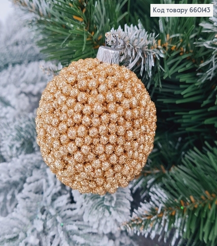 Ігрушка шар 60мм Декор ШАМПАНЬ, Украина 660143 фото 1