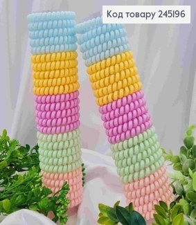 Резинка Пружинка глянцева, 5,5см, Яскравого кольору в асортименті 245196 фото