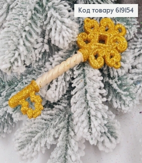 Новорічна фігура Блиск Ключик Золото,16*7см, Україна 619154 фото